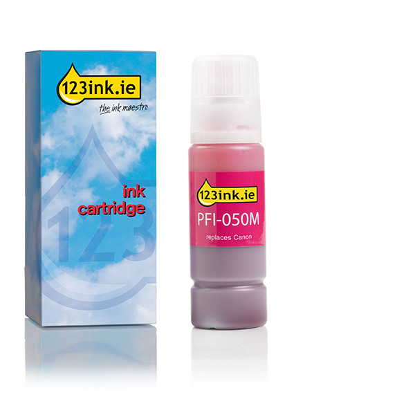 Συμβατό Μελάνι Canon PFI-050M Magenta (123ink) 132207 - 1