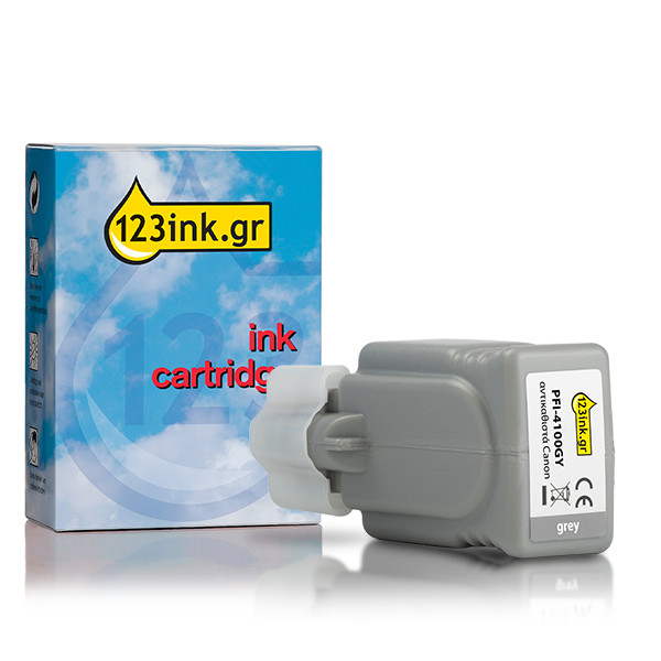 Συμβατό Μελάνι Canon PFI-4100GY Grey (123ink) 083743 - 1