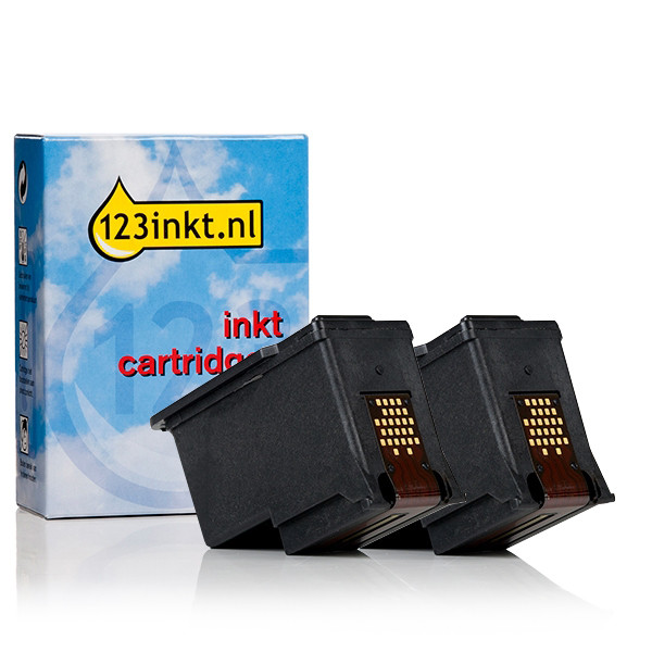 Συμβατό Μελάνι Canon PG-540L Black (123ink) 2-pack 010083 - 1