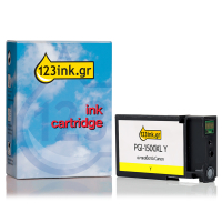 Συμβατό Μελάνι Canon PGI-1500Y XL High Capacity Yellow (123ink)
