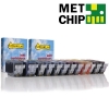 Συμβατό Μελάνι Canon PGI-520BK + CLI-521BK/C/M/Y/GY με τσιπ 12-pack (123ink) 120854 - 1