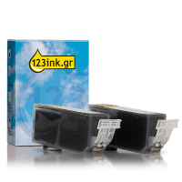 Συμβατό Μελάνι Canon PGI-525PGBK Black 2-pack (123ink) 132103