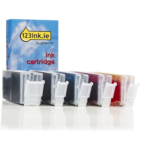 Συμβατό Μελάνι Canon PGI-550PGBK XL/CLI-551XL 5-pack (123ink) 6431B001C 6443B001C 6444B001C 6445B001C 6446B001C 127131 - 1