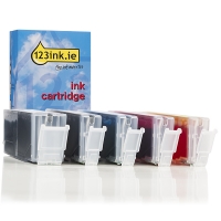 Συμβατό Μελάνι Canon PGI-550PGBK XL/CLI-551XL 5-pack (123ink) 6431B001C 6443B001C 6444B001C 6445B001C 6446B001C 127131