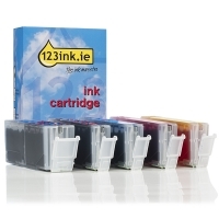 Συμβατό Μελάνι Canon PGI-550PGBK XL / CLI-551BK/C/M/Y 5-pack (123ink) 6431B001C 6443B001C 6444B001C 6445B001C 6446B001C 120892