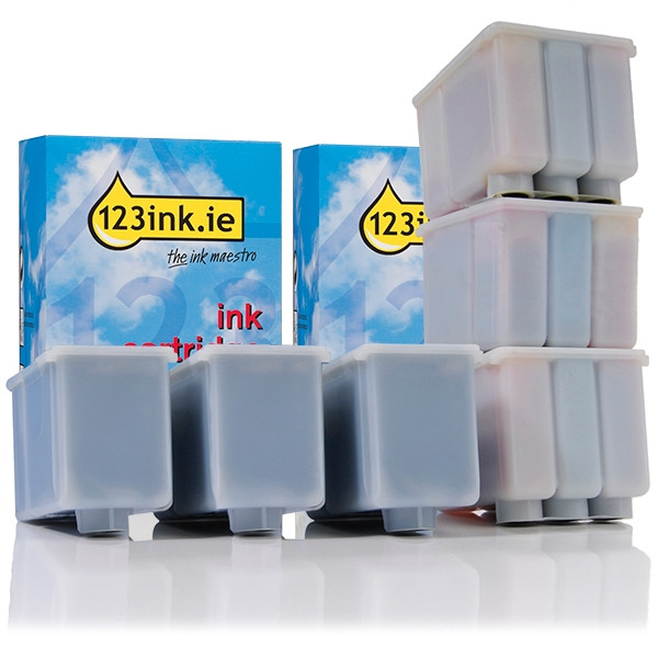 Συμβατό Μελάνι Epson S020047/S020049 6-pack (123ink) C13S02004740C C13S02004940C 110030 - 1