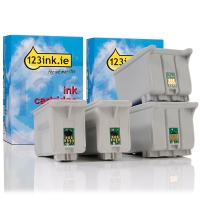 Συμβατό Μελάνι Epson T017 Black + T018 Colour 4-pack (123ink) C13T01740110C C13T01840110C 110330