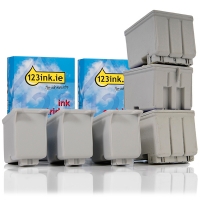 Συμβατό Μελάνι Epson T019 Black + T052 Colour 6-pack (123ink) C13T01940110C C13T05204010C 110350