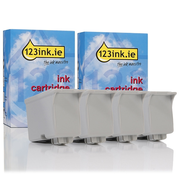 Συμβατό Μελάνι Epson T019 Black 4-pack (123ink) C13T01940110 020572 - 1