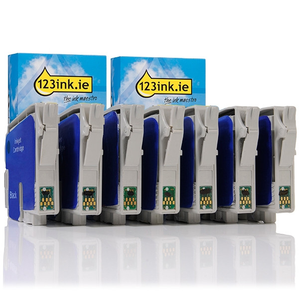 Συμβατό Μελάνι Epson T0331/2/3/4/5/6 7-pack (123ink) C13T03314010C C13T03324010C C13T03334010C C13T03344010C C13T03354010C 110510 - 1