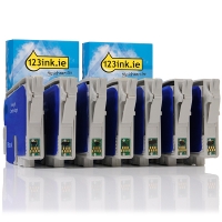 Συμβατό Μελάνι Epson T0341/2/3/4/5/6/7 7-pack (123ink) C13T03414010C C13T03424010C C13T03434010C C13T03444010C C13T03454010C 110530