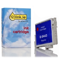 Συμβατό Μελάνι Epson T0443 High Capacity Magenta (123ink) C13T04434010C 022431