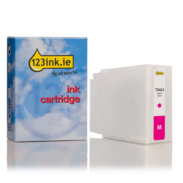 Συμβατό Μελάνι Epson T04A3 Extra Extra High Capacity Magenta (123ink) C13T04A340C 023387 - 1