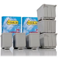 Συμβατό Μελάνι Epson T051 Black + T020 Colour 6-pack (123ink) C13T02040110C C13T05114010C 110650