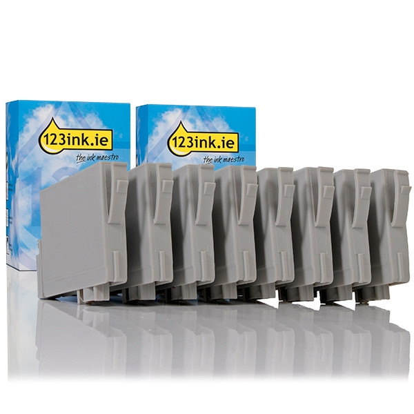 Συμβατό Μελάνι Epson T0540/1/2/3/4/7/8/9 series 8-pack (123ink) C13T05404010C C13T05414010C C13T05424010C C13T05434010C C13T05444010C 110590 - 1