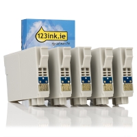 Συμβατό Μελάνι Epson T0711H / T1002 / T1003 / T1004 5-pack (123ink) C13T07114H10C C13T10024010C C13T10034010C C13T10044010C 127009