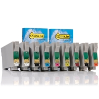Συμβατό Μελάνι Epson T0870/1/2/3/4/7/8/9 series 9-pack (123ink) C13T08704010C C13T08714010C C13T08724010C C13T08734010C C13T08744010C 110588