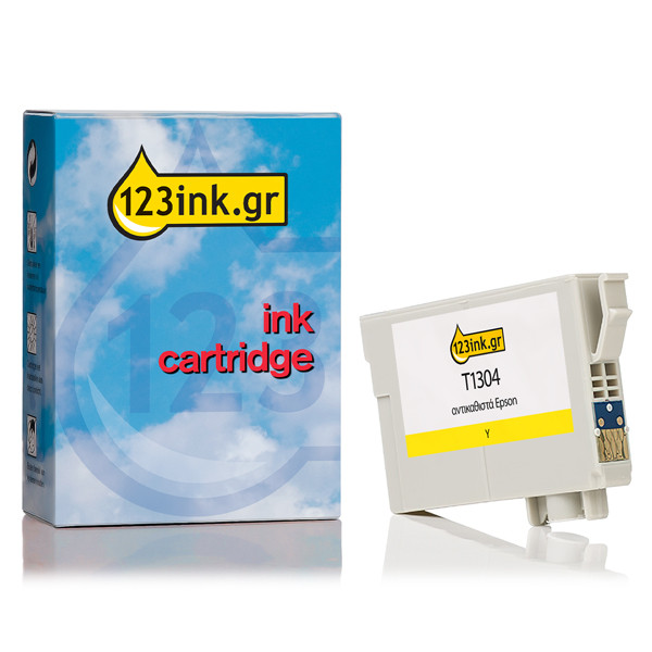 Συμβατό Μελάνι Epson T1304 Extra High Capacity Yellow (123ink) C13T13044010C C13T13044012C 026312 - 1