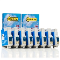 Συμβατό Μελάνι Epson T159 series 8-pack (123ink) C13T15904010C C13T15914010C C13T15924010C C13T15934010C C13T15944010C 110806