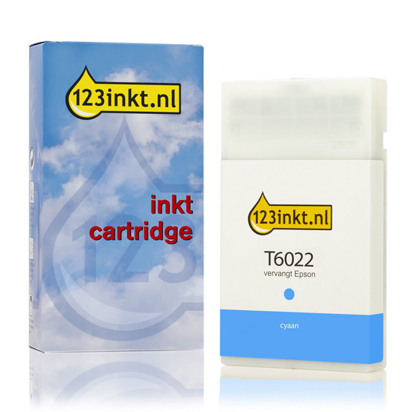 Συμβατό Μελάνι Epson T6022 Standard Capacity Cyan  (123ink) C13T602200C 026021 - 1