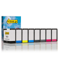 Συμβατό Μελάνι Epson T602 series 8-pack (123ink) C13T602100C C13T602200C C13T602400C C13T602500C C13T602700C 130114