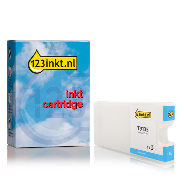 Συμβατό Μελάνι Epson T9135 Light Cyan (123ink) C13T913500C 026995 - 1