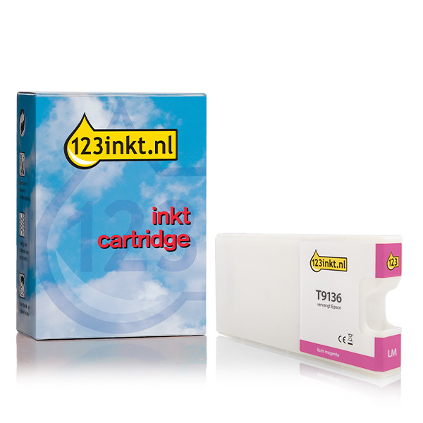 Συμβατό Μελάνι Epson T9136 Light Magenta (123ink) C13T913600C 026997 - 1