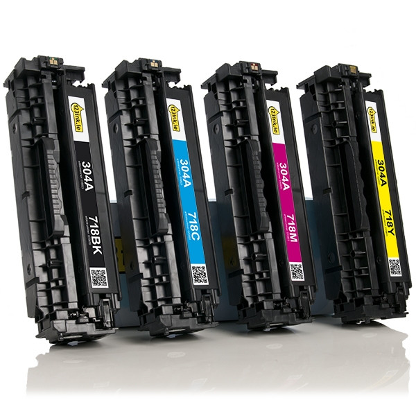 Συμβατό Toner Canon 718 BK/C/M/Y 4-pack (123ink) 130086 - 1