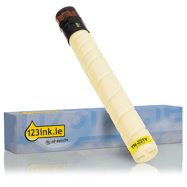 Συμβατό Toner Konica Minolta TN-221Y (A8K3250) Yellow (123ink) A8K3250C 072987 - 1