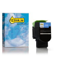 Συμβατό Toner Lexmark 24B6008 Cyan (123ink) 24B6008C 037447