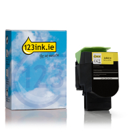 Συμβατό Toner Lexmark 24B6010 Yellow (123ink) 24B6010C 037451