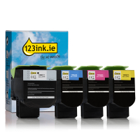 Συμβατό Toner Lexmark 24B6011/08/09/10 4-pack (123ink)  131982