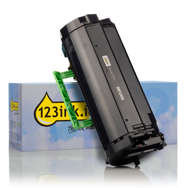 Συμβατό Toner Lexmark 56F2X00 Extra High Capacity Black  (123ink) 037849 - 1