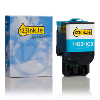 Συμβατό Toner Lexmark 71B2HC0 High Capacity Cyan (123ink)