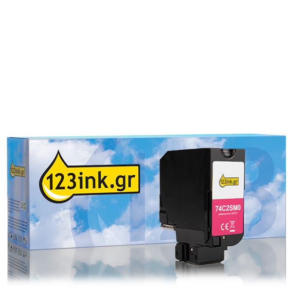 Συμβατό Toner Lexmark 74C20M0 Magenta (123ink) 037609 - 1