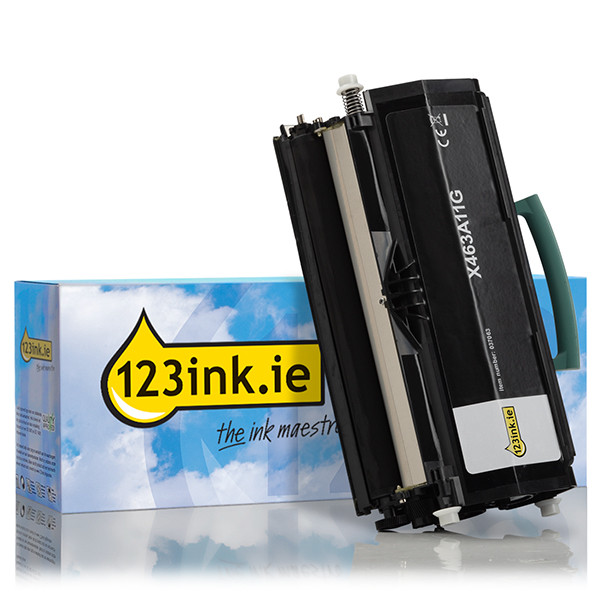 Συμβατό Toner Lexmark X463A11G Black (123ink) X463A11GC 037063 - 1
