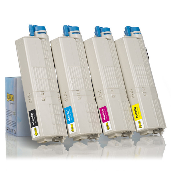 Συμβατό Toner OKI 46490608/07/06/05 BK/C/M/Y High Capacity (123ink) 4-pack 130600 - 1