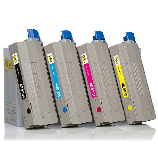Συμβατό Toner OKI 46507616/15/14/13 BK/C/M/Y (123ink) 4-pack 130611 - 1