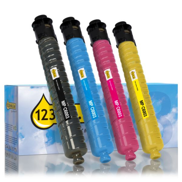 Συμβατό Toner Ricoh MP C6003 BK/C/M/Y 4-pack (123ink)  125349 - 1