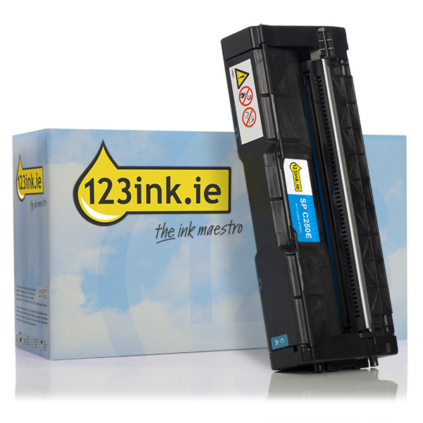 Συμβατό Toner Ricoh SP C250E (407544) Cyan (123ink) 073521 - 1
