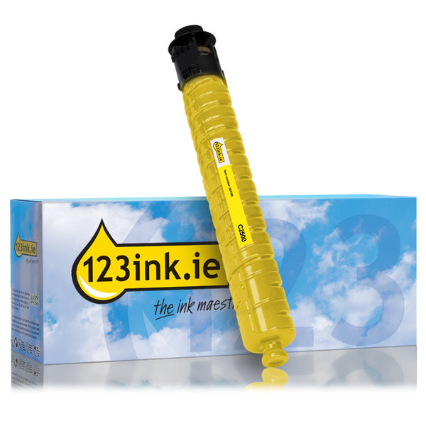 Συμβατό Toner Ricoh Type C2500 Yellow (123ink) 842312C 067189 - 1