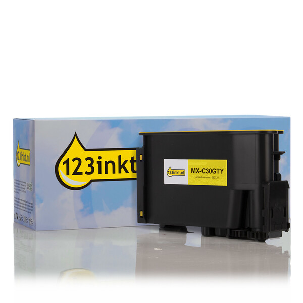 Συμβατό Toner Sharp MX-C30GTY Yellow (123ink) 082729 - 1