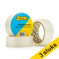 Ταινία συσκευασίας 123ink διαφανής 38 mm x 66 m (3 ρολά) 301987