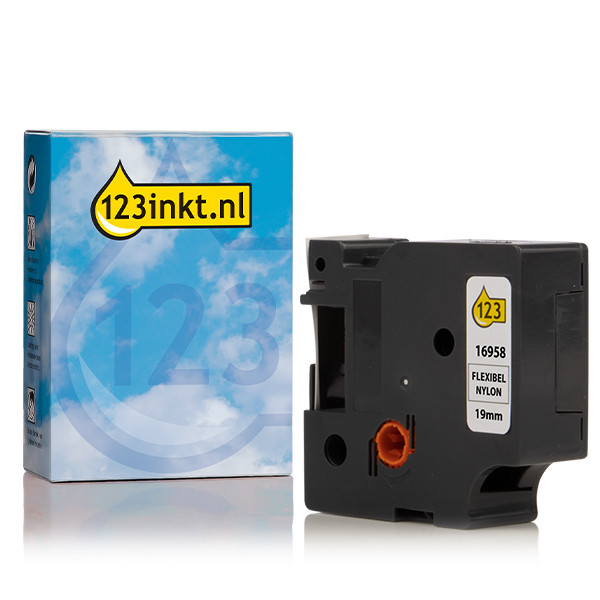 Ταινία Dymo S0718050/16958 εύκαμπτη νάιλον 3,5m x 19 mm ( 123ink) 088535 - 1