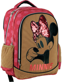 Τσάντα Δημοτικού Gim Οβάλ Minnie Suede 340-47031 570085