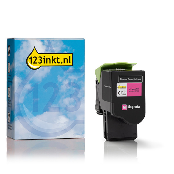 Τόνερ Lexmark 78C2XM0 magenta εξαιρετικά υψηλής χωρητικότητας (μάρκας 123ink) 037889 - 1