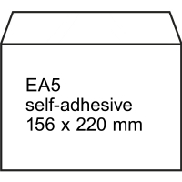 Φάκελος 123ink λευκός 156mm x 220mm - Αυτοκόλλητος EA5 (συσκευασία 500) 123-201540 201540C 209034 88098973C 300920