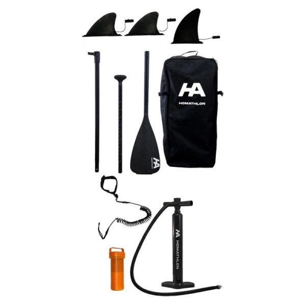 Φουσκωτή Σανίδα SUP HomAthlon Mykonos 335x83x15cm Πορτοκαλί HA-700 570289 - 2