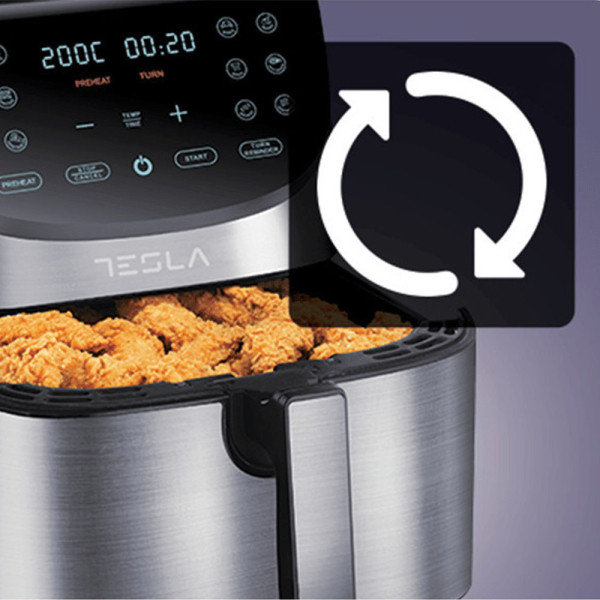Φριτέζα Αέρος Tesla AF701BX 7lt 1700W Black/Inox 570232 - 6