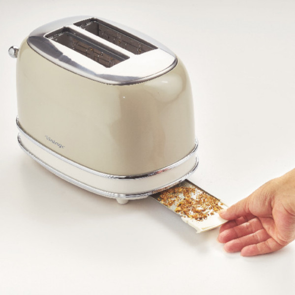 Φρυγανιέρα Ariete 155/03 Vintage 2 Θέσεων 810W Beige 00C015513AR0 570124 - 3